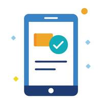Checkmark Icon Graphic for UI Use- Illustration for User Interface Elements vector
