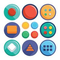 Website Button Collection Set vector