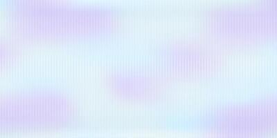 Ribbed Glass empty background. Blurred effect violet blue banner with copy space. Refraction texture acrylic bath separation wall. Vertical line stripes pastel polycarbonate panel vector