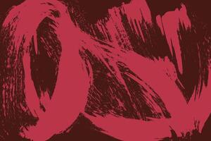 Hand-painted retro grunge texture with bold, vibrant brush strokes. Distressed background for creative artwork. vector