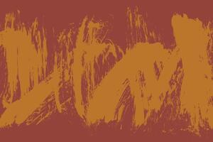 Bold brush strokes on a distressed grunge texture. Hand-painted retro background for colorful designs. vector
