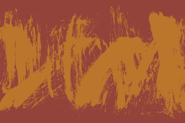 Bold brush strokes on a distressed grunge texture. Hand-painted retro background for colorful designs.