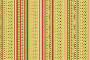 Red and green square Christmas pattern. Geometrical design for holiday wrapping paper. vector