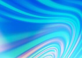Light BLUE pattern with lines, ovals. vector