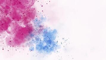 Abstract horizontal watercolor background. Hand drawn purple blue watercolor texture. Brush stroked painting pastel color vector