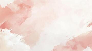 watercolor background with abstract brushed texture in horizontal orientation. Hand drawn texture. Brush stroked splattered painting pastel color watercolour vector