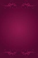Dark Pink Background with Classic Ornamental Design vector
