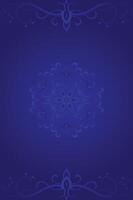 Luxurious Blue Background with Subtle Vintage Patterns vector