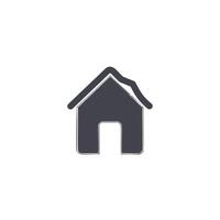 Home related icon on background for graphic and web design. Creative illustration concept symbol for web or mobile app vector