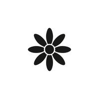 Flower icon in trendy flat style isolated on white background. Flower symbol for your web site design, logo, app, UI illustration vector