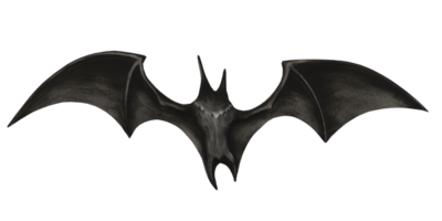 Spooky Scary Bat isolated on a Transparent Background png