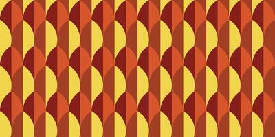 Autumn geometric pattern background vector
