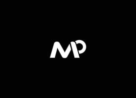 MP logo design template. Initial MP letter Logo Design template. Abstract Letter MP logo Design. MP, PM Alphabet Letters Logo Monogram vector