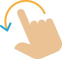 Rotate Reload Gesture vector
