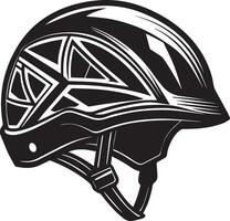 a helmet with a design on it vector