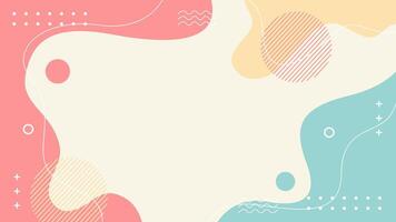 Abstract fluid background in pastel color. illustrations vector