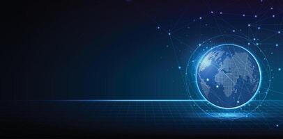 Global 5G network wireless systems and internet technology concept. smart city communication network. 5G wireless mobile internet wifi connection data concept. . vector