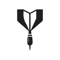 Target Success Arrow Impact Design vector
