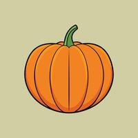 Charming Pumpkin for Autumn Vibes vector