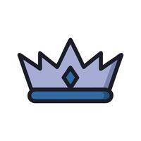 Luxury Five-Point Crown Design vector