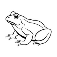 Dynamic Bullfrog Leap Into Life vector