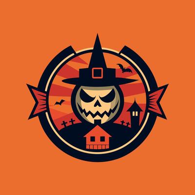 Hipster Haunted Mansion Design Print