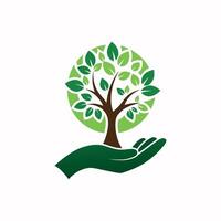 Nurture Nature with Helping Hands vector