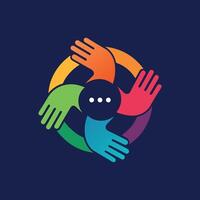 Empowering Diversity Through Teamwork Unity vector