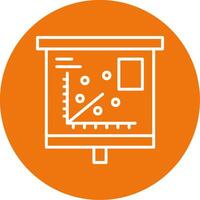 Scatter Plot Icon Design Symbol vector