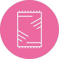 Beach mat Icon Design Symbol vector