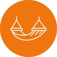 Hammock Icon Design Symbol vector