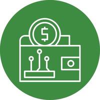 Digital wallet Icon Design Symbol vector