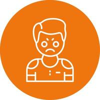 Irritation Icon Design Symbol vector