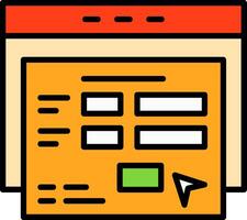 Application Form Icon Design vector