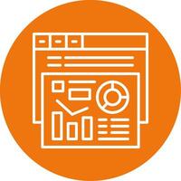 Metrics Icon Design Symbol vector