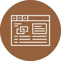 Link building Icon Design Symbol vector