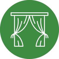 Curtains Icon Design vector