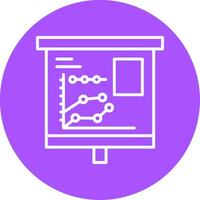 Multiple Trend Chart Icon Design Symbol vector