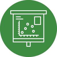 Scatter Graph Icon Design Symbol vector
