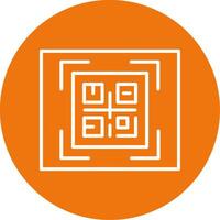 QR Code Icon Design vector