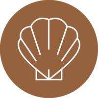 Seashell Icon Design Symbol vector