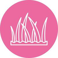 Beach grass Icon Design Symbol vector