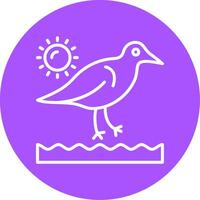 Sandpipers Icon Design Symbol vector