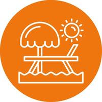 Seashore Icon Design Symbol vector