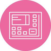 ATM Icon Design vector