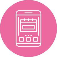 Calendar Icon Design Symbol vector