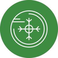 Snowflake Icon Design vector