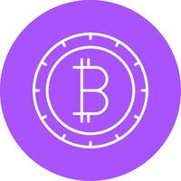 Bitcoin Icon Design Symbol vector