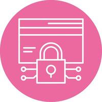 Data encryption Icon Design Symbol vector
