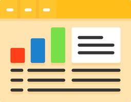 Web Analytics Icon Design Symbol vector
